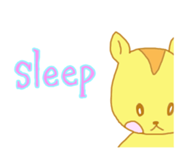 rolling around in bed. animals Sticker sticker #1821993