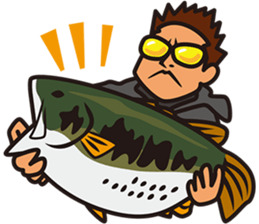 Bass Fishing Sticker from Lure Magazine sticker #1822044