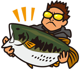 Bass Fishing Sticker from Lure Magazine sticker #1822044