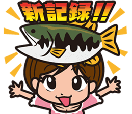 Bass Fishing Sticker from Lure Magazine sticker #1822046