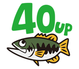 Bass Fishing Sticker from Lure Magazine sticker #1822048