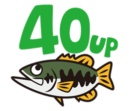 Bass Fishing Sticker from Lure Magazine sticker #1822048