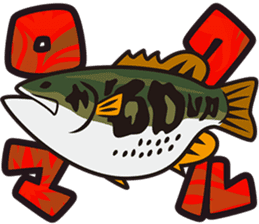 Bass Fishing Sticker from Lure Magazine sticker #1822051