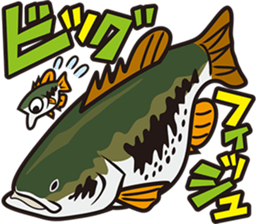 Bass Fishing Sticker from Lure Magazine sticker #1822052
