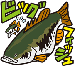 Bass Fishing Sticker from Lure Magazine sticker #1822052