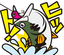 Bass Fishing Sticker from Lure Magazine sticker #1822054