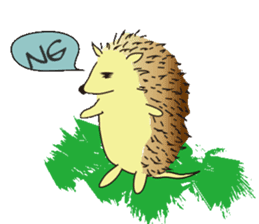 Hedgehog's Lovely LIFE sticker #1822290