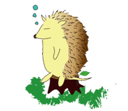 Hedgehog's Lovely LIFE sticker #1822303