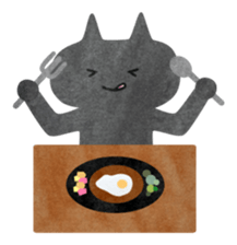 Mr. Shadow of the black cat sticker #1823527