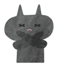 Mr. Shadow of the black cat sticker #1823544