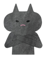 Mr. Shadow of the black cat sticker #1823546