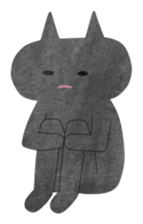 Mr. Shadow of the black cat sticker #1823555