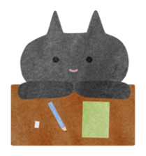 Mr. Shadow of the black cat sticker #1823556