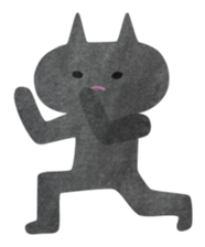 Mr. Shadow of the black cat sticker #1823560