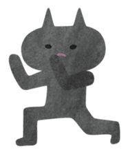 Mr. Shadow of the black cat sticker #1823560