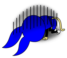 Rabbit cat Ninja sticker #1823683