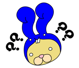 Rabbit cat Ninja sticker #1823694