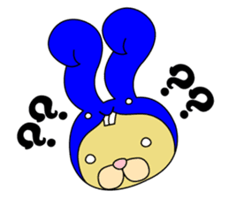 Rabbit cat Ninja sticker #1823694
