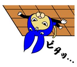Rabbit cat Ninja sticker #1823706