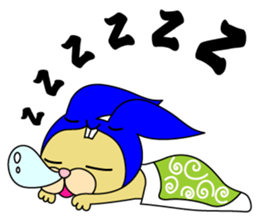 Rabbit cat Ninja sticker #1823711