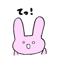 rabbit and dialect of yamanashi sticker #1824041