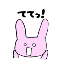 rabbit and dialect of yamanashi sticker #1824042