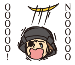 Samurai-worker sticker #1824242