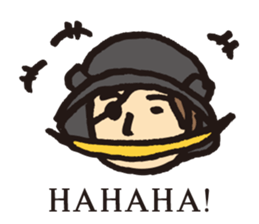 Samurai-worker sticker #1824244