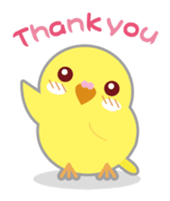 Cute Yellow Bird sticker #1824604