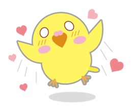 Cute Yellow Bird sticker #1824609
