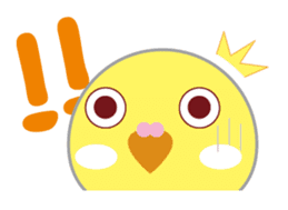 Cute Yellow Bird sticker #1824612