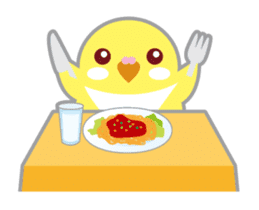Cute Yellow Bird sticker #1824615