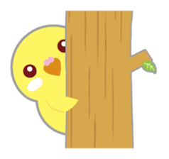 Cute Yellow Bird sticker #1824618