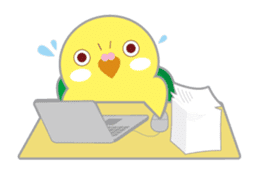 Cute Yellow Bird sticker #1824625