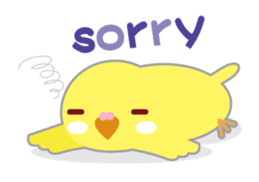Cute Yellow Bird sticker #1824626