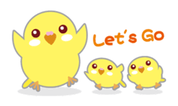 Cute Yellow Bird sticker #1824628