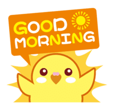 Cute Yellow Bird sticker #1824636