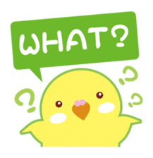 Cute Yellow Bird sticker #1824639