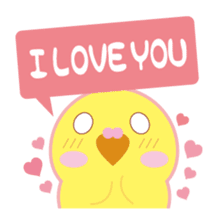 Cute Yellow Bird sticker #1824640