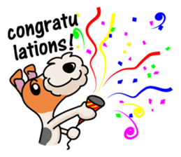 Fox Terrier named POPO sticker #1825011