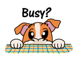 Fox Terrier named POPO sticker #1825016