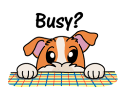 Fox Terrier named POPO sticker #1825016