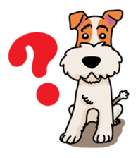 Fox Terrier named POPO sticker #1825018