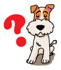 Fox Terrier named POPO sticker #1825018
