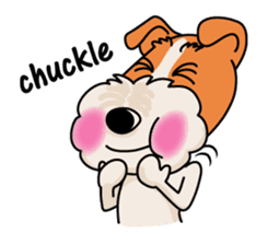 Fox Terrier named POPO sticker #1825022