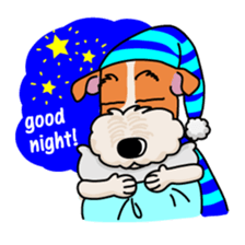 Fox Terrier named POPO sticker #1825024