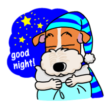 Fox Terrier named POPO sticker #1825024