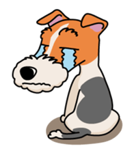 Fox Terrier named POPO sticker #1825028