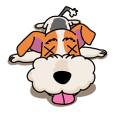 Fox Terrier named POPO sticker #1825030