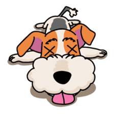 Fox Terrier named POPO sticker #1825030
